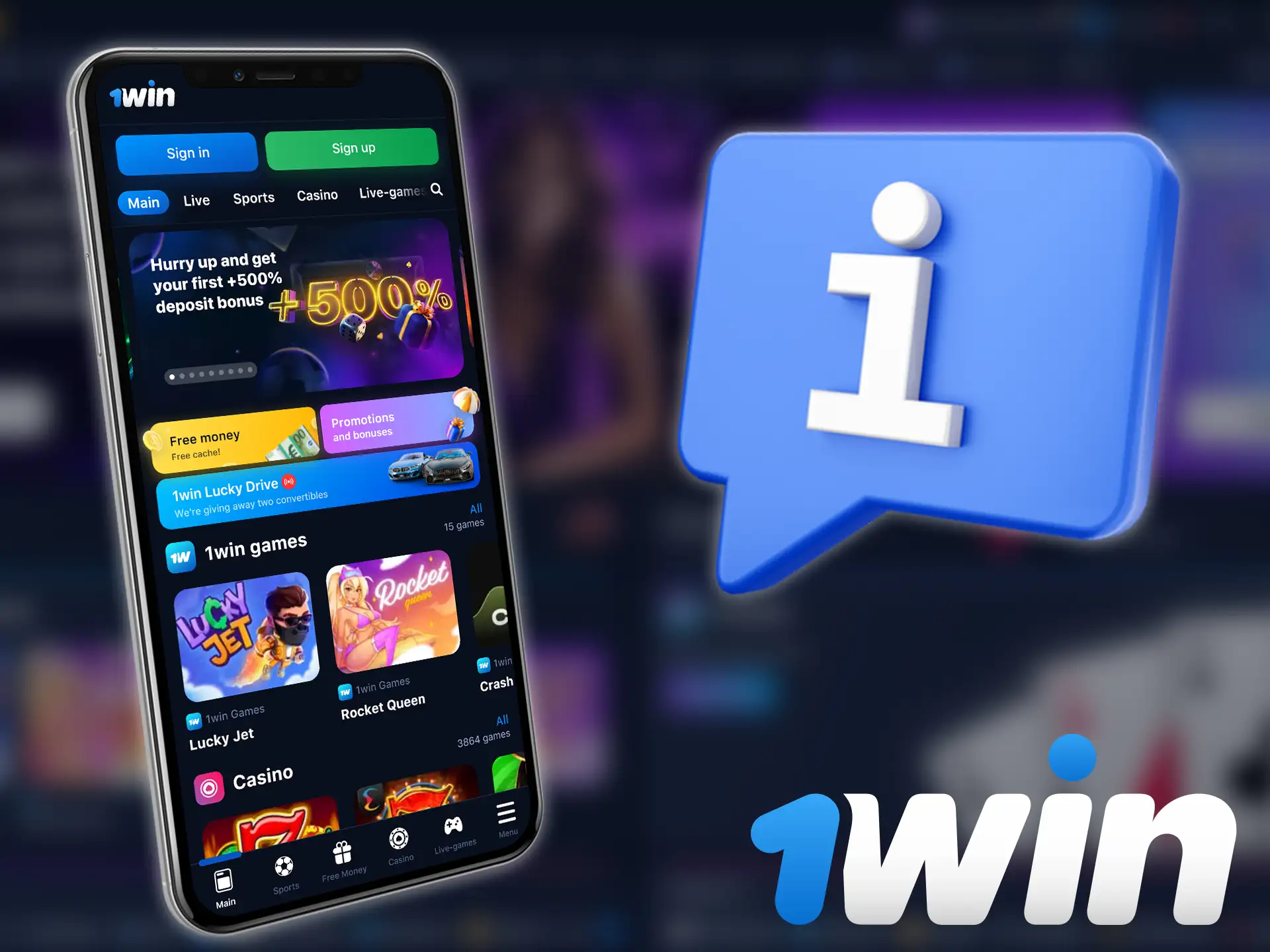 The mobile version of 1win has many advantages and is user-friendly.