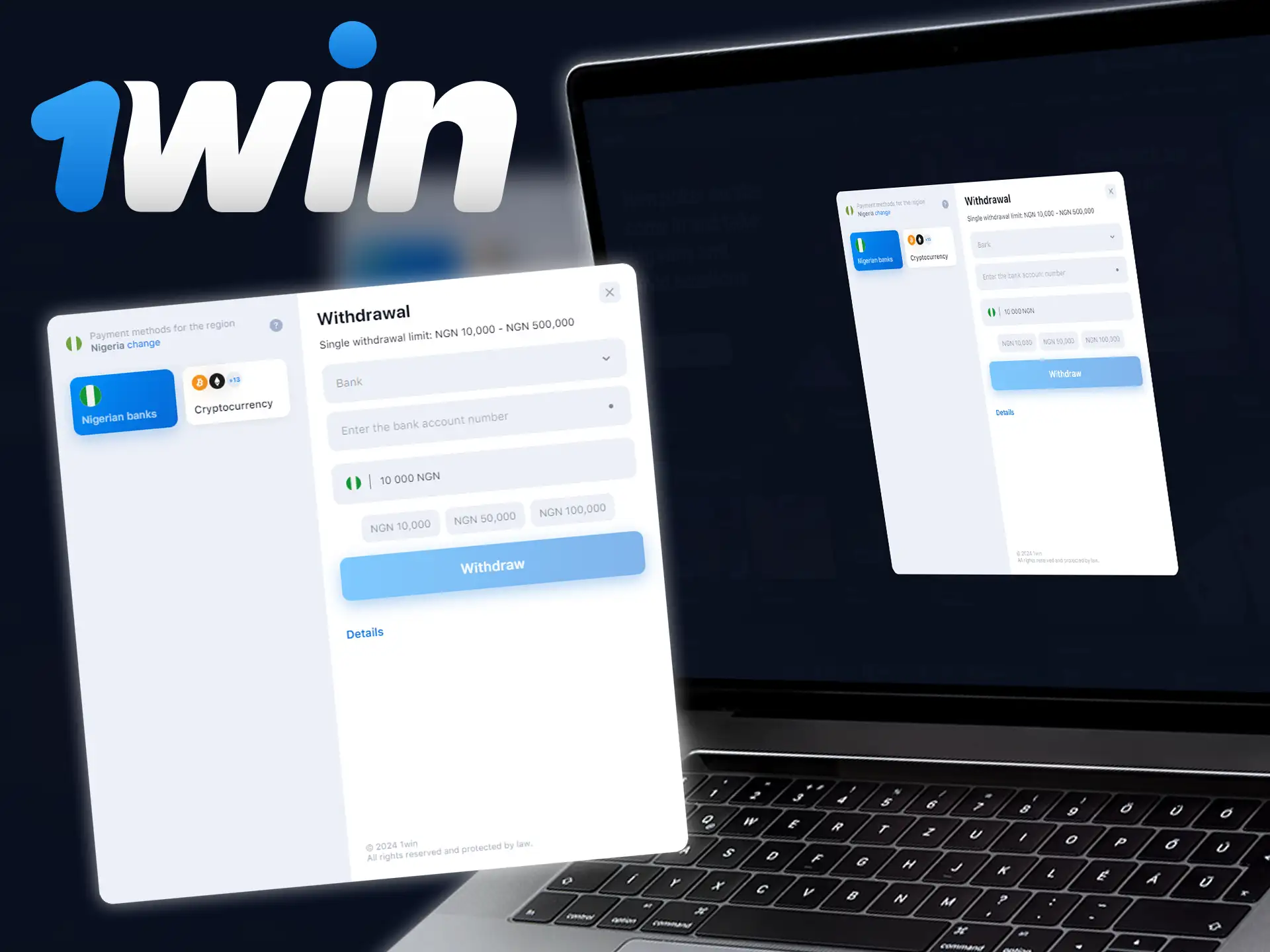 1win offers simple instructions for withdrawing your winnings.