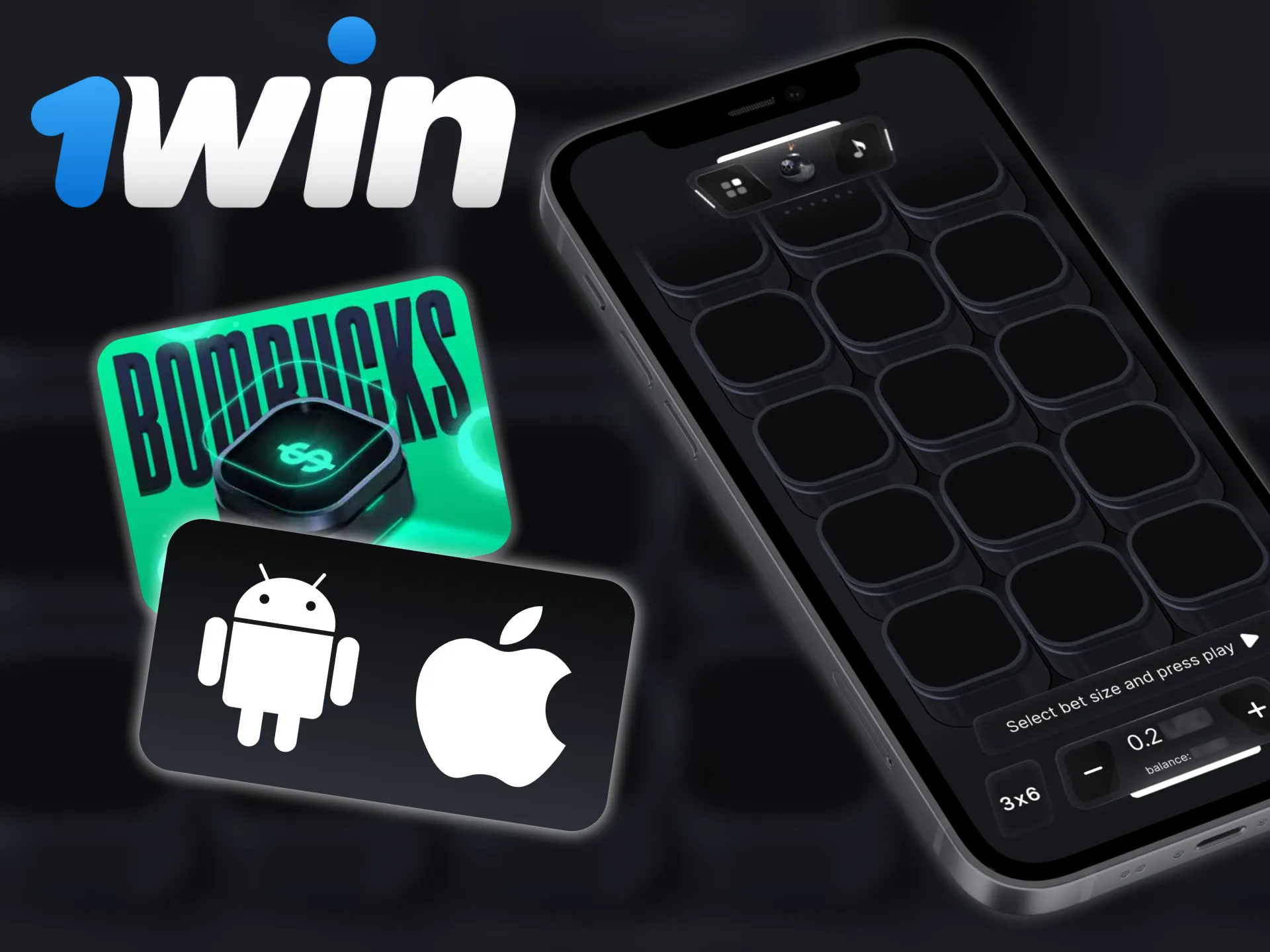 Try the 1win Bombucks game using the mobile app.