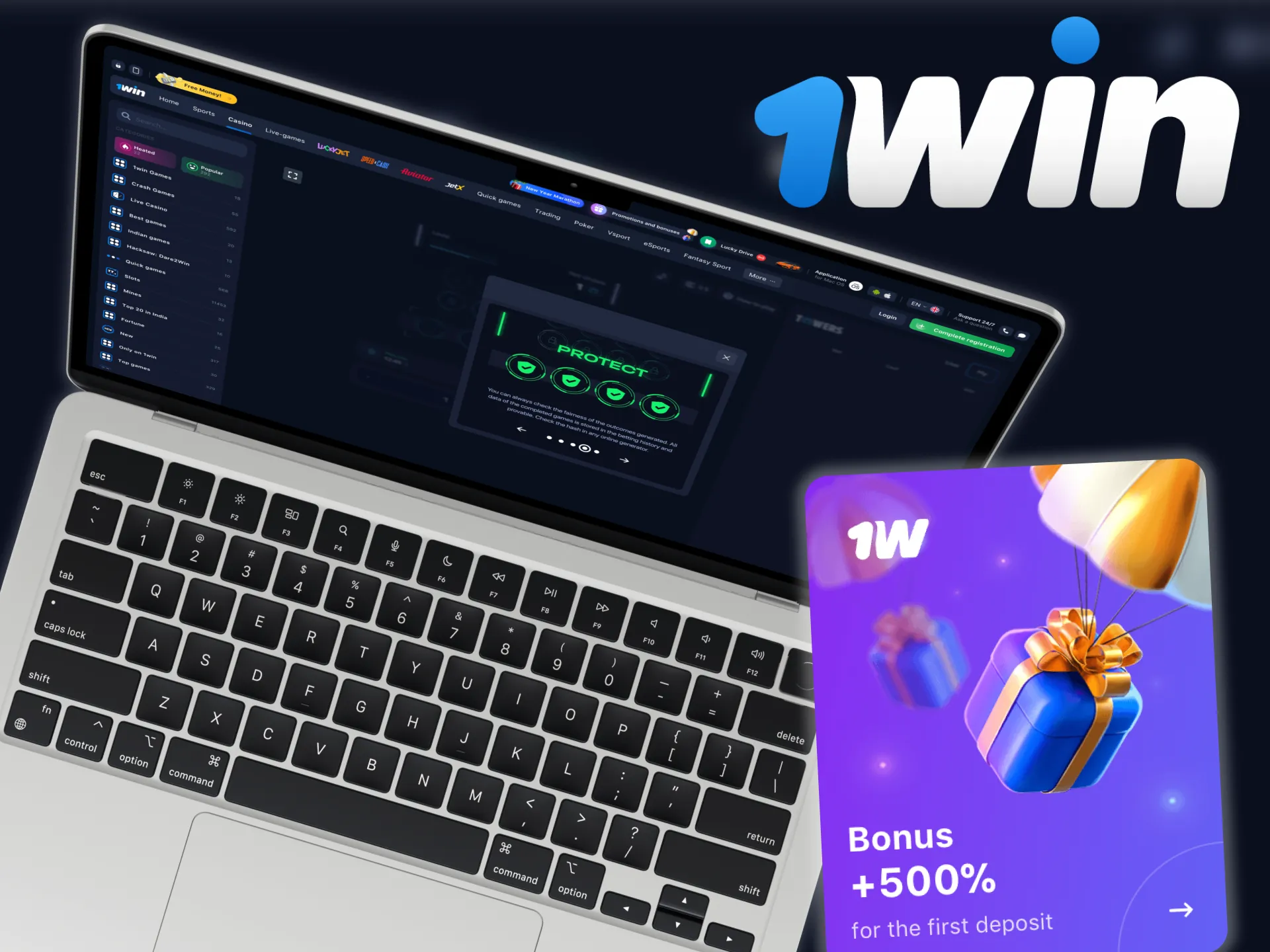 1win provides a wide range of alluring casino bonuses.