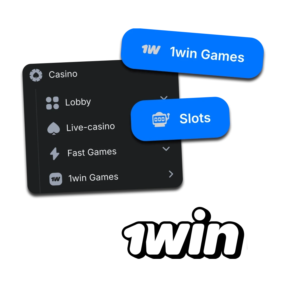 Enjoy variety of 1win casino games and slots in Nigeria.