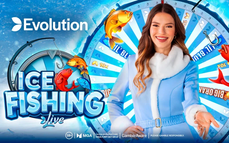 1win Ice Fishing is a live casino game from Evolution.