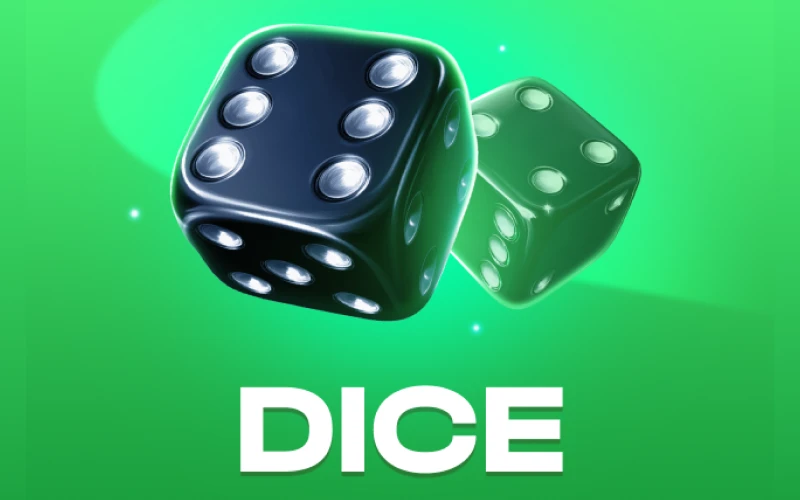 Play Dice game at 1win official website.