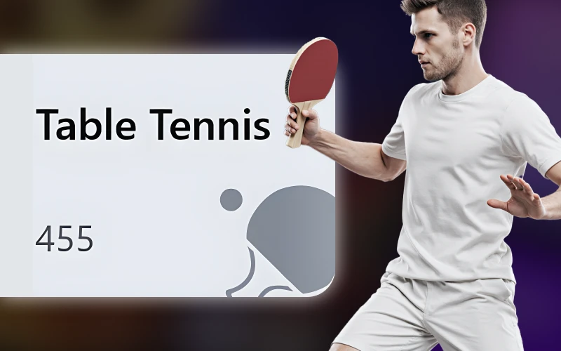 Elevate your table tennis betting with 1win.