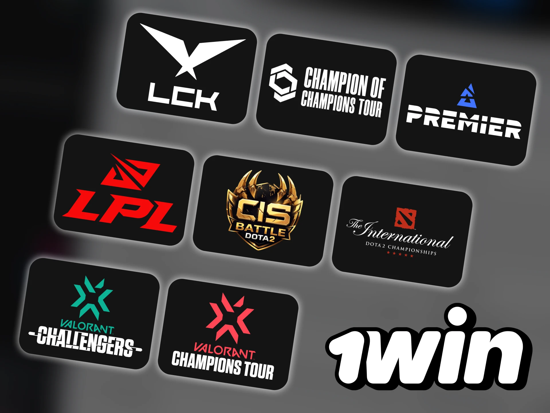 Find out which eSports tournaments are available on 1win.