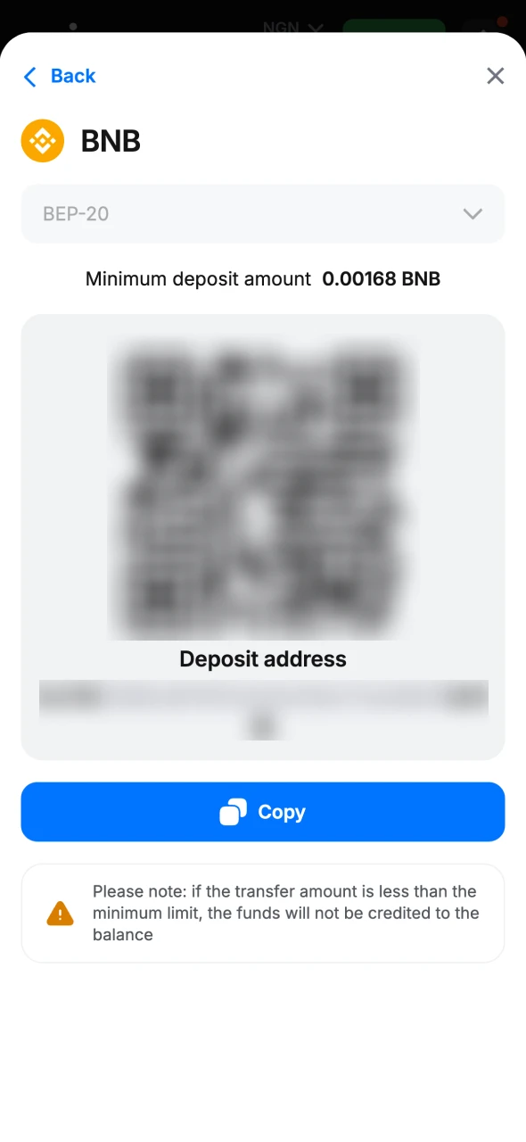 Use various deposit methods to top up your 1Win account.
