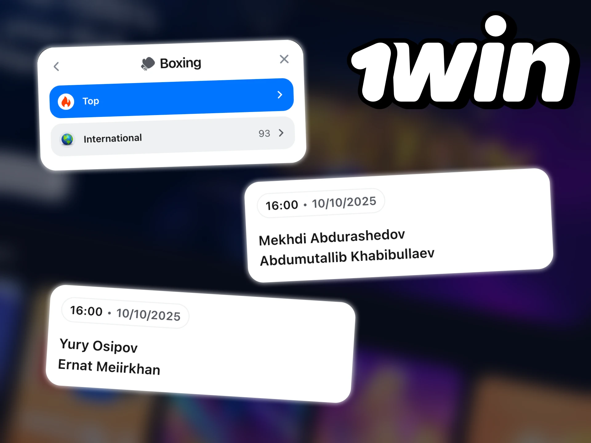 Nigerian players choose 1win for variety of boxing tournaments to bet on.