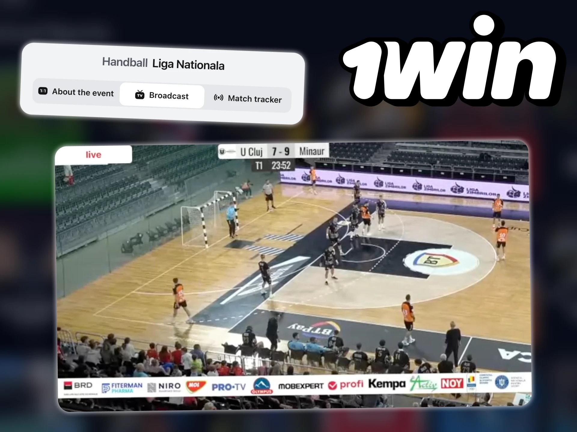 1win live betting offers a large selection of bet types.