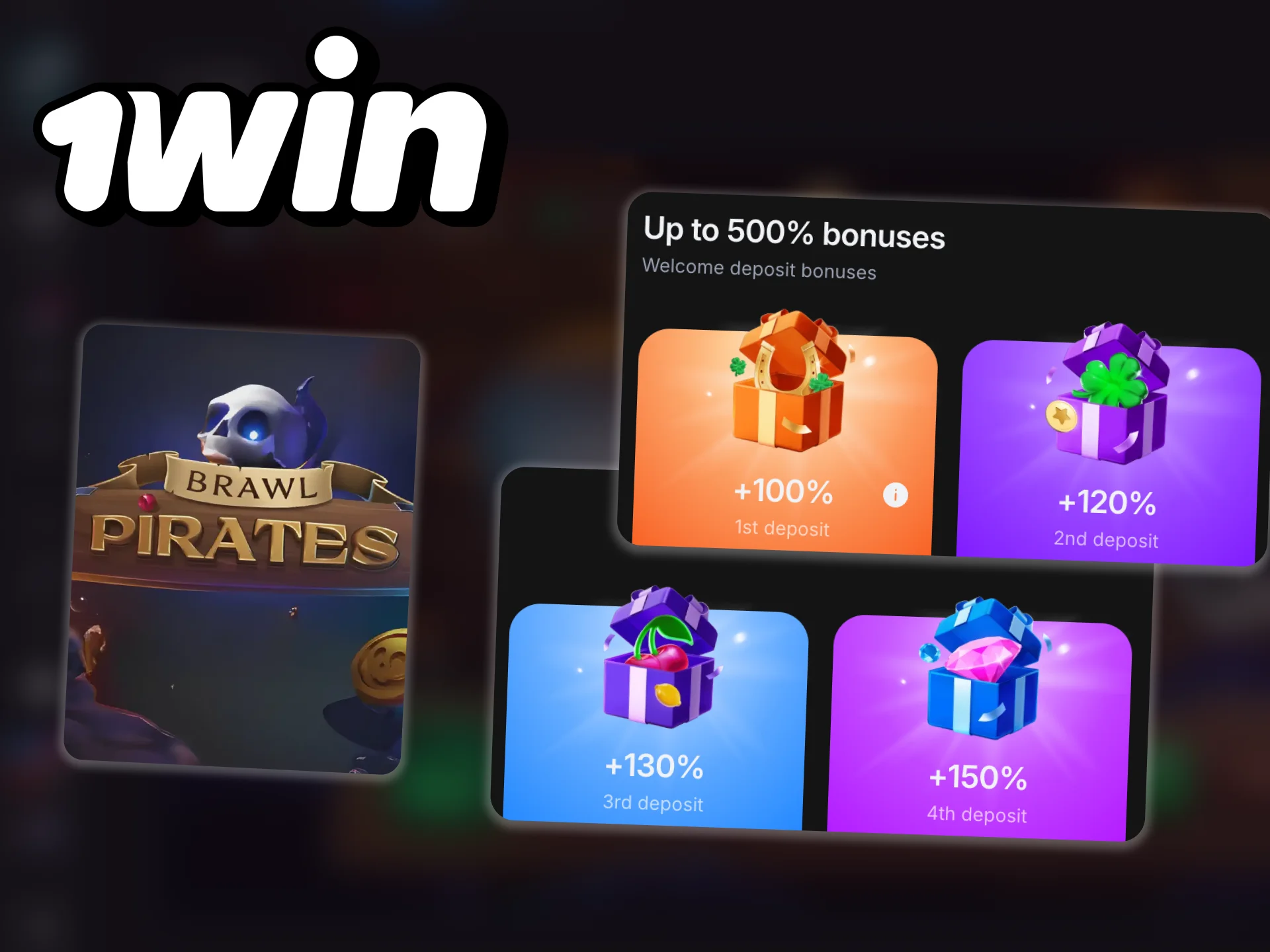 Improve your experience in 1win Brawl Pirates with bonus.