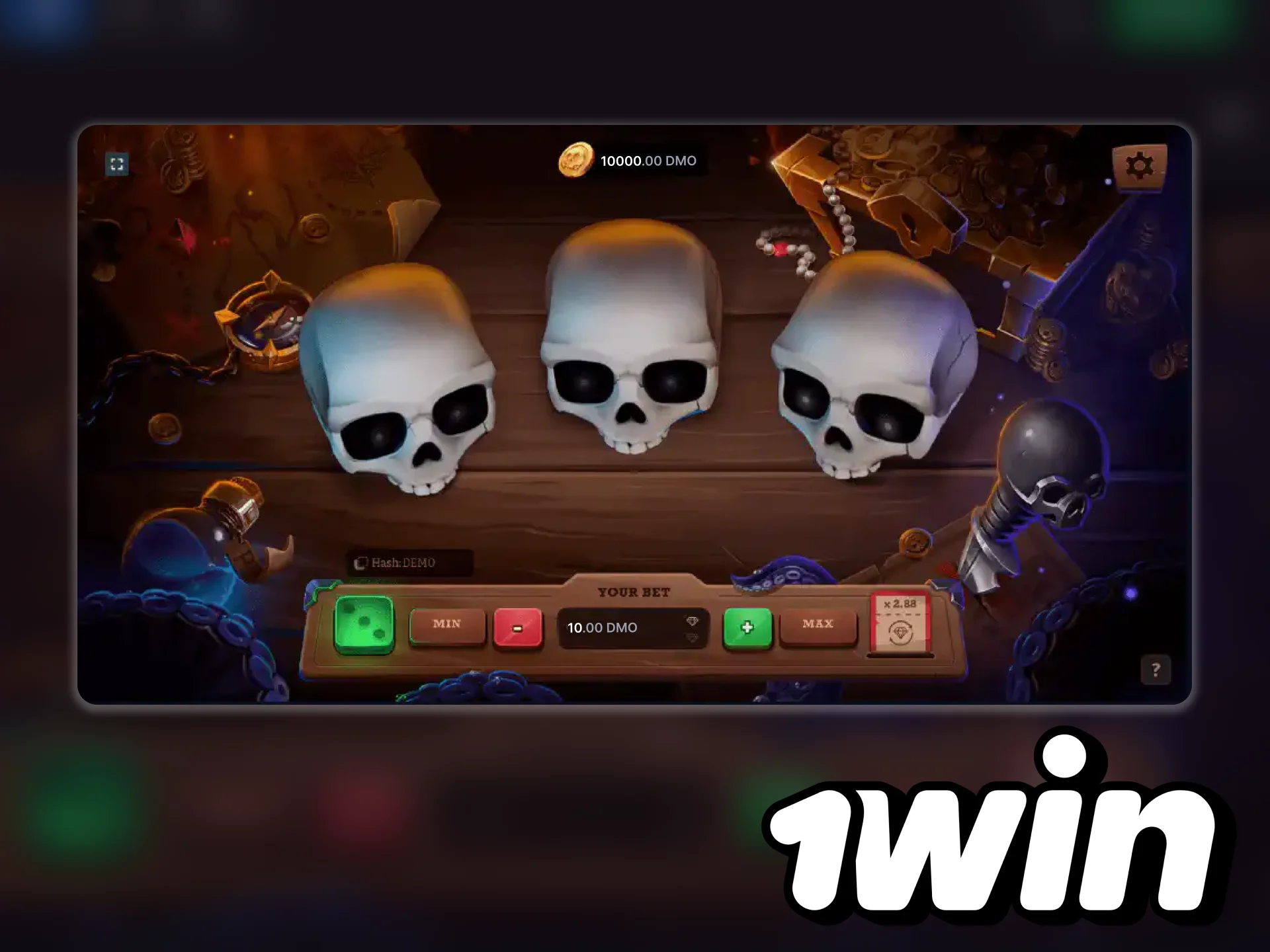 Try 1win Brawl Pirates game in demo mode.