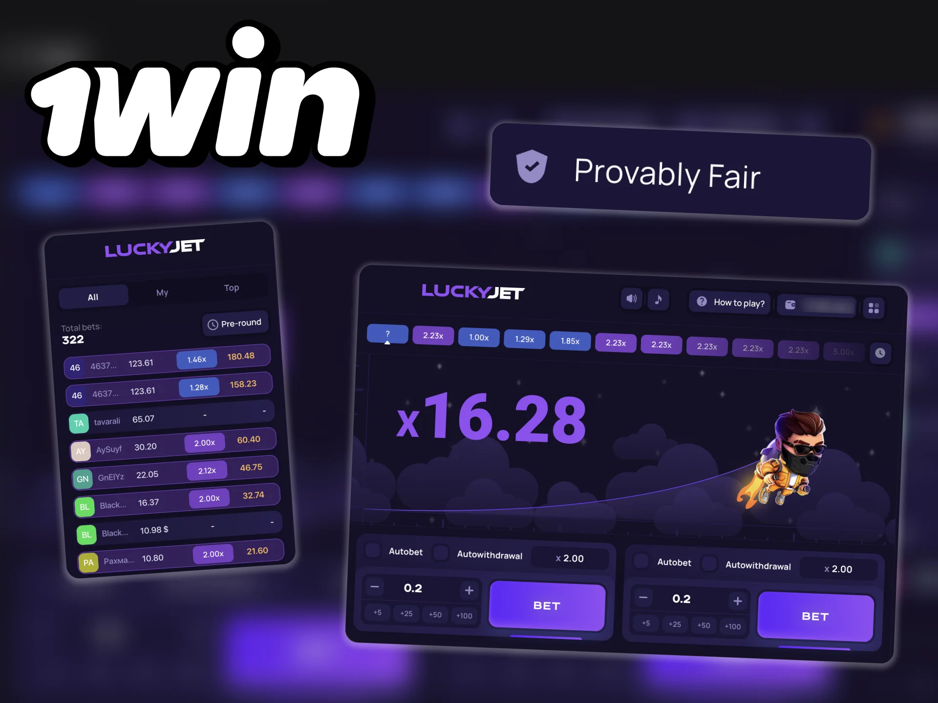 1win Lucky Jet offers engaging features.